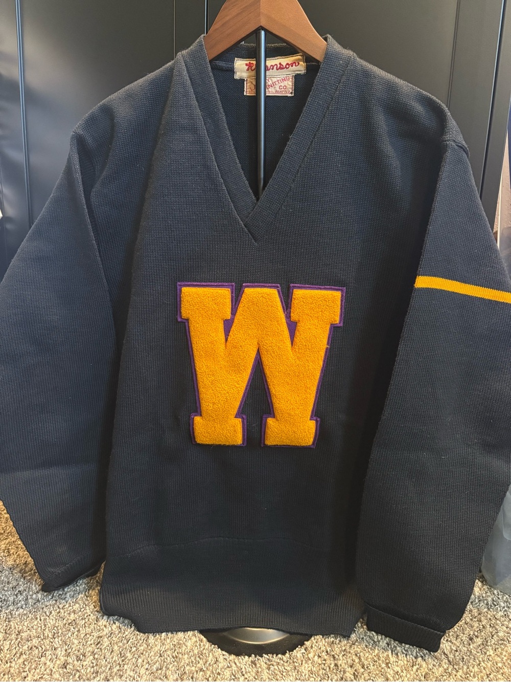1940 university of Washington jersey